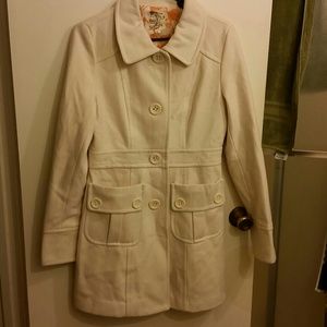Large off white coat
