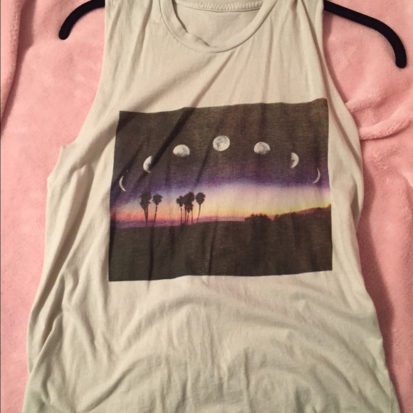 Brandy Melville Moon Phases Muscle Tank