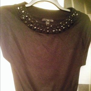 H&M UK Embellished Black Sweater
