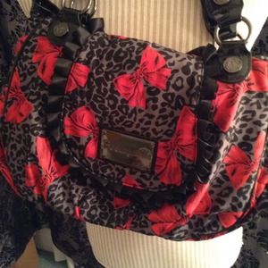 Betsey johnson animal print handbag