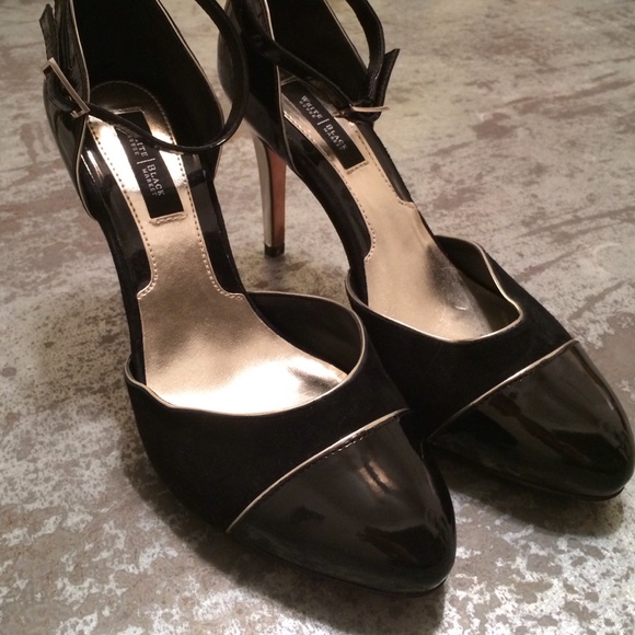 White House | Black Market Black & Silver Heels