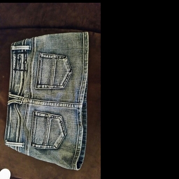 Mini Jean skirt