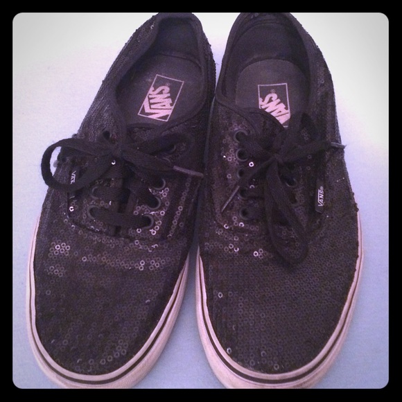 Vans Shoes - USED SPARKLE VANS✨