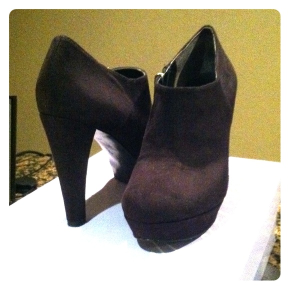 Marc Fisher Shoes - Black Suede Marc Fisher Booties