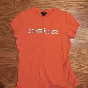 ✨SOLD✨bebe Orange Shirt