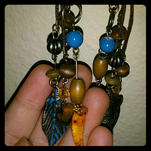 Boho tribal earring