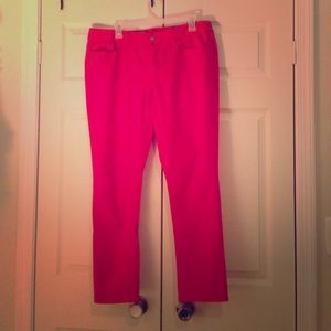 Mossimo red skinny jeans