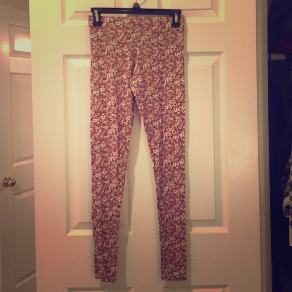 Floral Leggings Bershka
