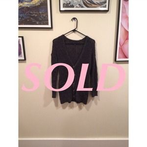 SOLD American Eagle woven longline cardigan!