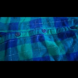 Plaid button up shirt