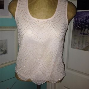 Light Pink Detailed Tank