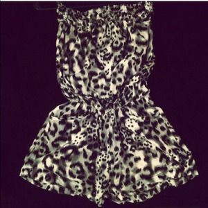 Cheetah romper
