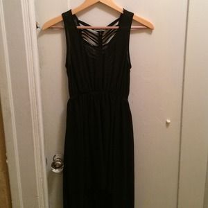 Black maxi dress
