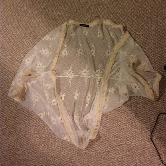 Lace floral cardigan