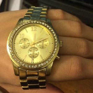 Brand Less women's watch.