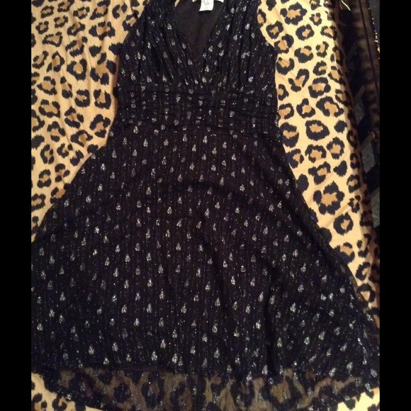 Sparkly black dress