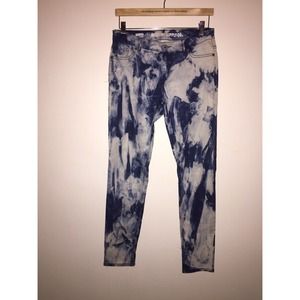 Acid wash pants