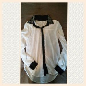 Black and white Blouse