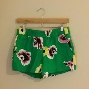 NWT J.Crew Factory Printed Boardwalk Pull-On Short