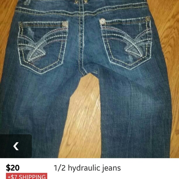 Hydraulic jeans size 1/2