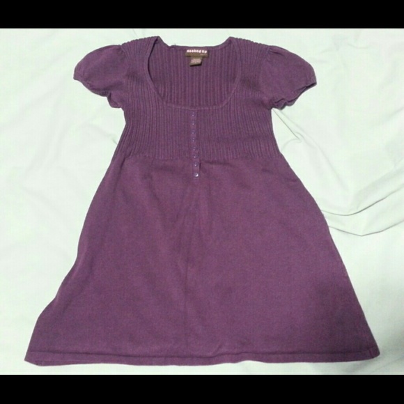 Purple Tunic Knit Top