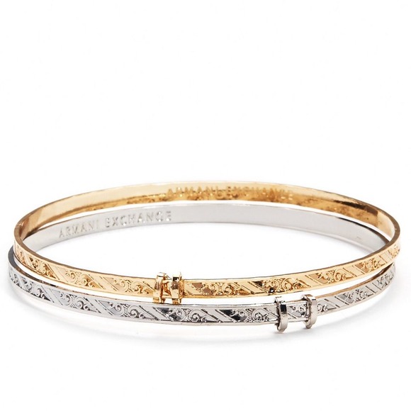 NWT- Armani Exchange Gold/Silver Bracelets