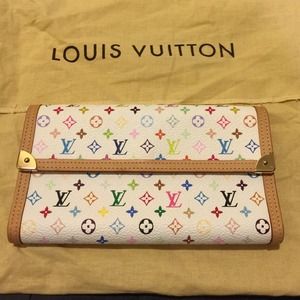 Authentic Louis Vuitton multicolor wallet
