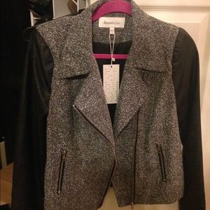 Daniel Rainn Moto style leather jacket