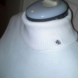 Ralph Lauren White Turtle neck