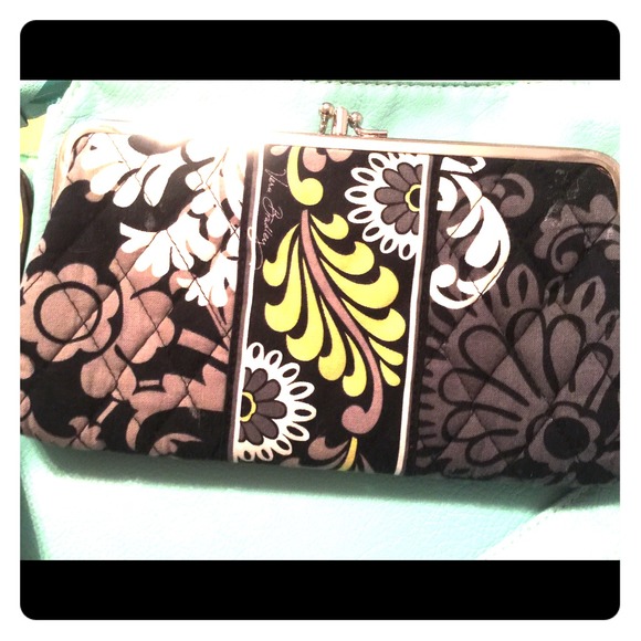 Vera Bradley baroque lobster clasp wallet
