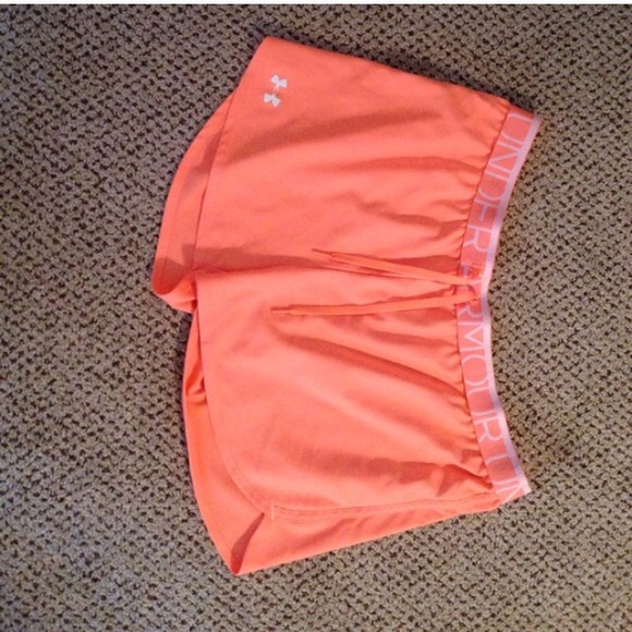 Peach Under Armor Shorts