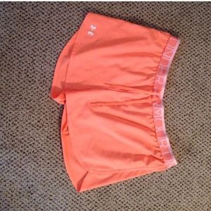 Peach Under Armor Shorts