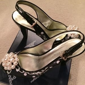 Anne Klein peep toe heels two pairs
