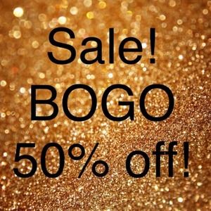 🎉BOGO BUY ONE, 2ND ITEM 50% OFF!!🎉