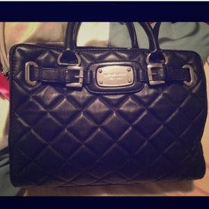 Authentic Michael Kors quilted Hamilton bag