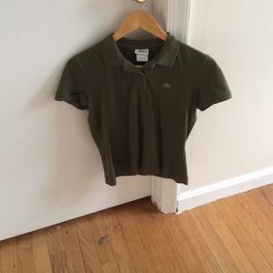 Lacoste Army Green Polo