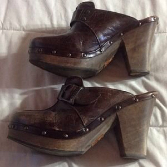 Frye clogs with shearling lining - Picture 2 of 2