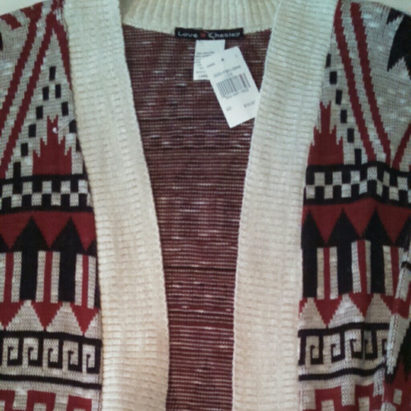 ❤SOLD❤ Aztec Tribal Cardigan - Picture 2 of 3