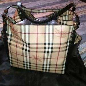 Burberry Haymarket Tote