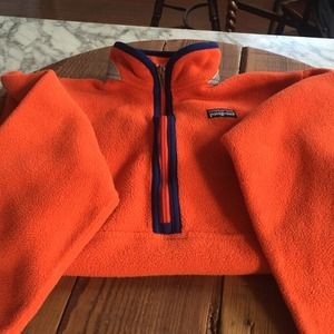 Patagonia fleece, Orange, boys M (10)