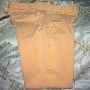 Skinny Mini Orange Khakis.