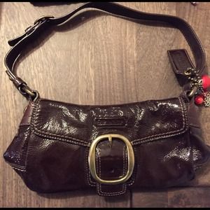 Large buckle Coach purse (authentic)