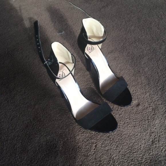Black high heels