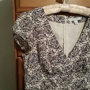 Purple/gray patterened dress