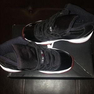 Air Jordan Bred 11's.