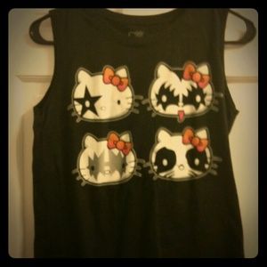 Hello Kitty Kiss Crop Top