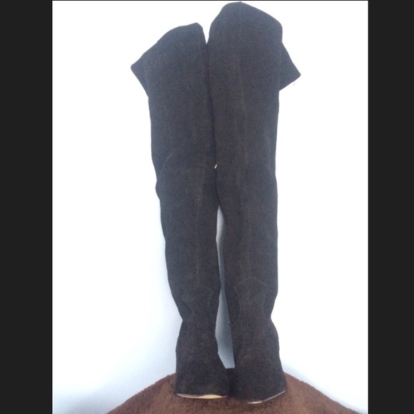 DV suede over the knee boots