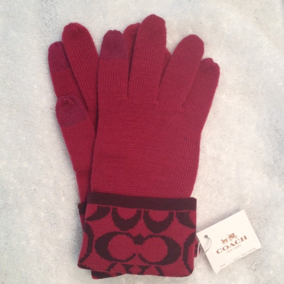 Coach Accessories - Coach Signature touch gloves