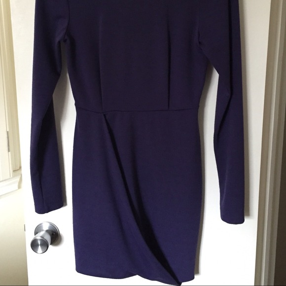 BCBGeneration XS cotton mini dress in purple. - Picture 2 of 4