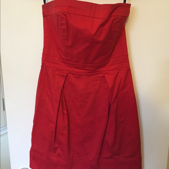 French connection size 2 red mini tulip dress.
